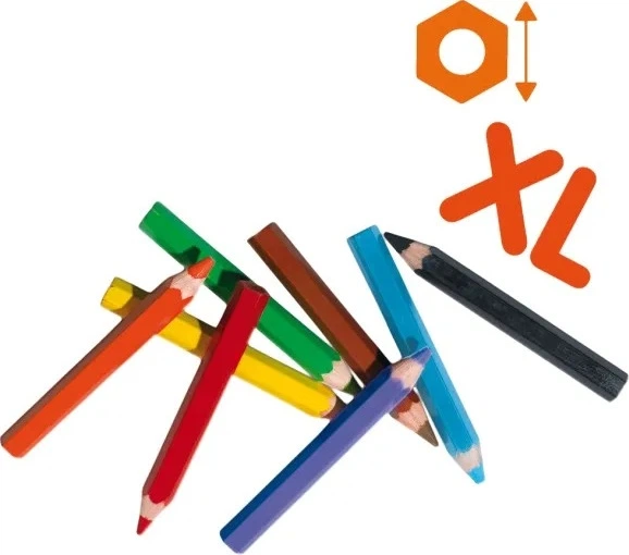 Zestaw kredek ołówkowych Ses Creative Moje pierwsze 8 kolorów (8710341144166) - obraz 3