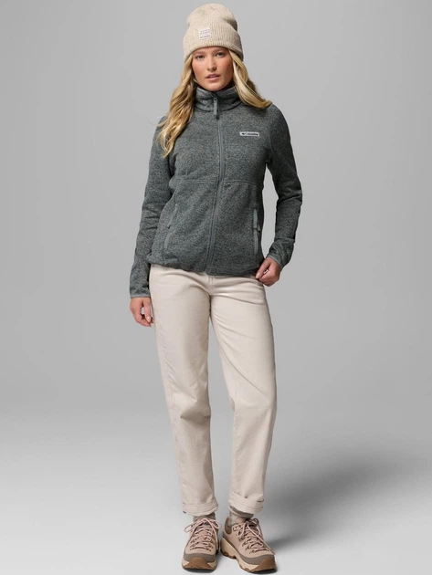 Bluza damska rozpinana streetwear polarowa Columbia Sweater Weather Full Zip II 2085724342 XS Szara (199644098952) - obraz 3