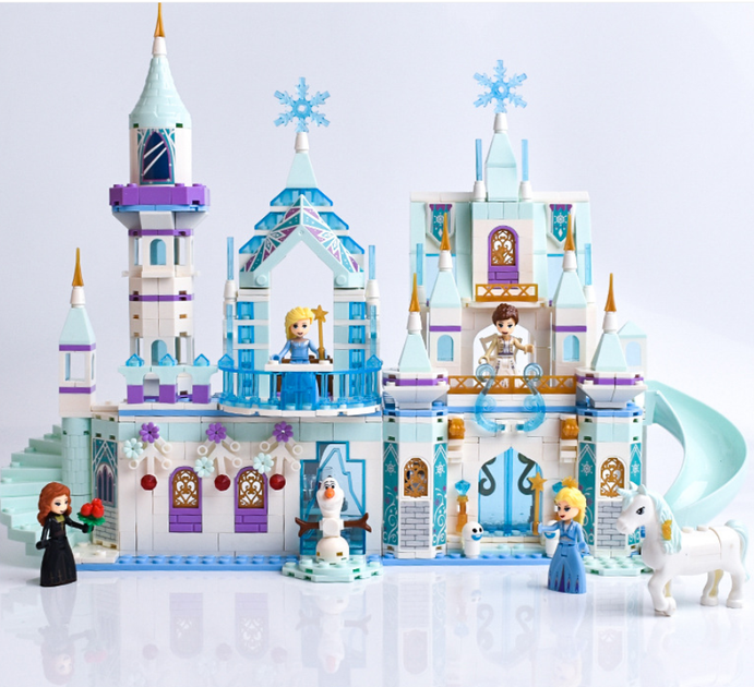 Большой детский конструктор замок Принцесса Frozen Princess дворец Эльза для девочек - изображение 6