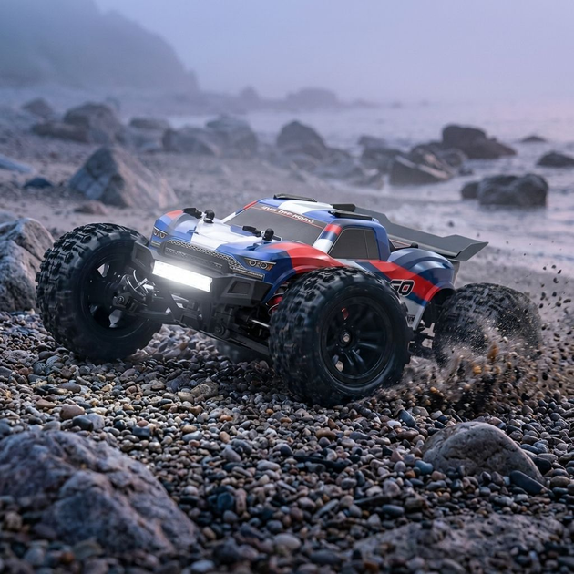 Радиоуправляемая машинка MJX Hyper Go 16212 1:16 4WD Brushless до 45 км/ч RC Truggy, АКБ 2000mAh, масляные амортизаторы - изображение 6