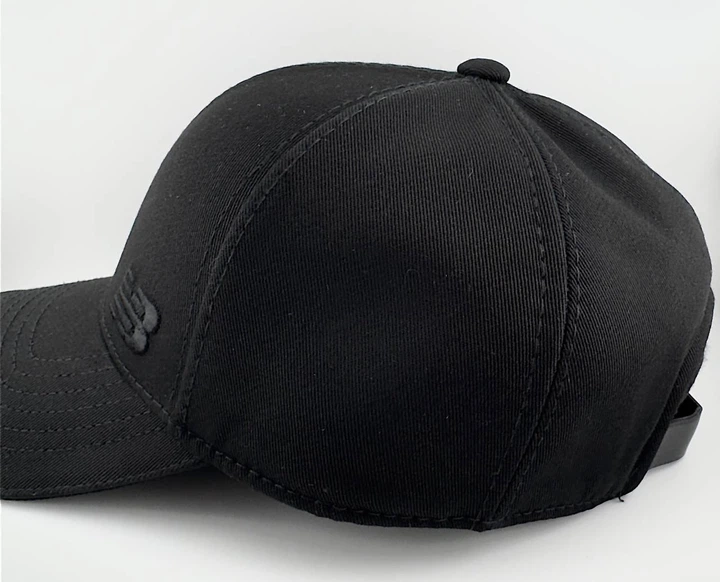 Бейсболка Котон с вышивкой NB Утепленная на флисе с ушами черная L/XL (59-60 см) - изображение 4
