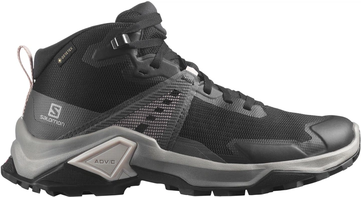 Трекінгові демісезонні черевики Salomon X Raise 2 Mid GORE-TEX Women’s для активного відпочинку повсякденні чорного кольору 41 розмір - Фото 1 Трекінгові демісезонні черевики Salomon X Raise 2 Mid GORE-TEX Women’s для активного відпочинку повсякденні чорного кольору 41 розмір - зображення 1