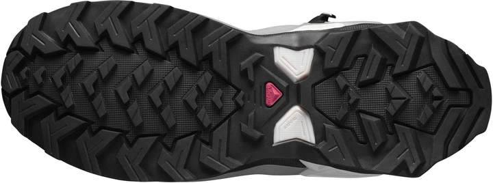 Трекінгові демісезонні черевики Salomon X Raise 2 Mid GORE-TEX Women’s для активного відпочинку повсякденні чорного кольору 41 розмір - Фото 7 Трекінгові демісезонні черевики Salomon X Raise 2 Mid GORE-TEX Women’s для активного відпочинку повсякденні чорного кольору 41 розмір - зображення 7