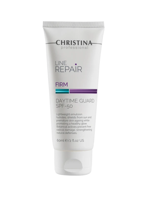 Крем денний для обличчя Christina Line Repair Firm Daytime Guard SPF‑50 — антивіковий захист і зволоження, 60 мл - Фото 1 Крем денний для обличчя Christina Line Repair Firm Daytime Guard SPF‑50 — антивіковий захист і зволоження, 60 мл - изображение 1