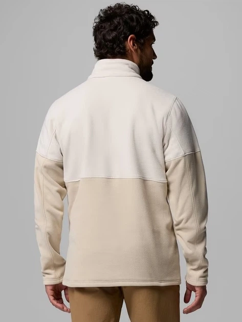 Bluza męska nierozpinana streetwear polarowa Columbia Basin Trail II 1/2 Snap Fleece 2124292271 S Beżowa (199141743423) - obraz 2