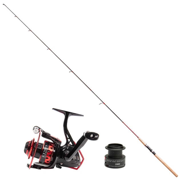 Спиннинг Shimano High Carbon 2.4 м с катушкой КX2000 тест 3–15 г, быстрый строй для ловли окуня и судака - Фото 1 Спиннинг Shimano High Carbon 2.4 м с катушкой КX2000 тест 3–15 г, быстрый строй для ловли окуня и судака - изображение 1
