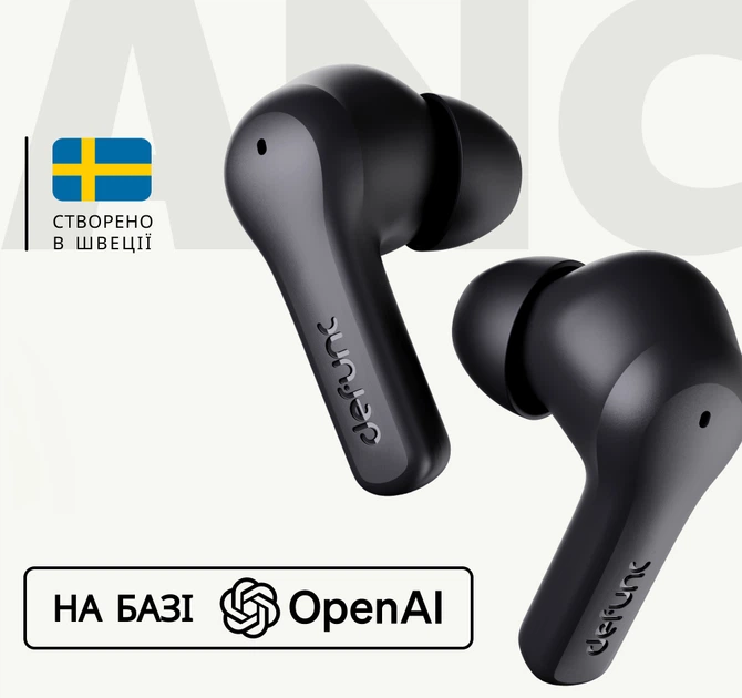 Наушники Defunc True ANC II | AI Black (D4551) ($OT049304) - Уценка - изображение 2