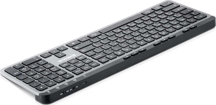 Клавиатура беспроводная REAL-EL RK-737W Wireless/Bluetooth Black/Grey (EL123100060) - изображение 8