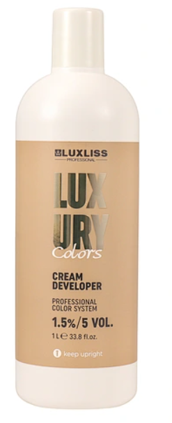 Крем-окислитель Luxliss Espectro Cream Developer 1.5% 1000 мл - Фото 1 Крем-окислитель Luxliss Espectro Cream Developer 1.5% 1000 мл - изображение 1
