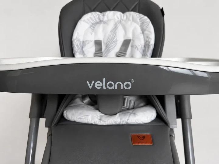 Стільчик для годування 2в1 з функцією гойдалки Velano Movio, black (45692) - Фото 5 Стільчик для годування 2в1 з функцією гойдалки Velano Movio, black (45692) - зображення 5