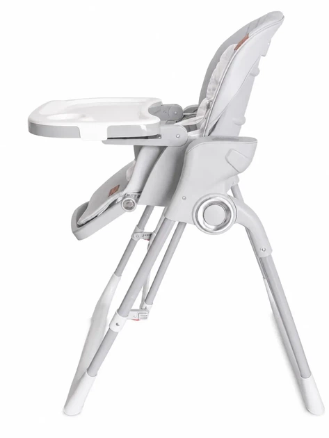 Стільчик для годування 2в1 з функцією гойдалки Velano Movio, light grey (45692) - Фото 3 Стільчик для годування 2в1 з функцією гойдалки Velano Movio, light grey (45692) - зображення 3