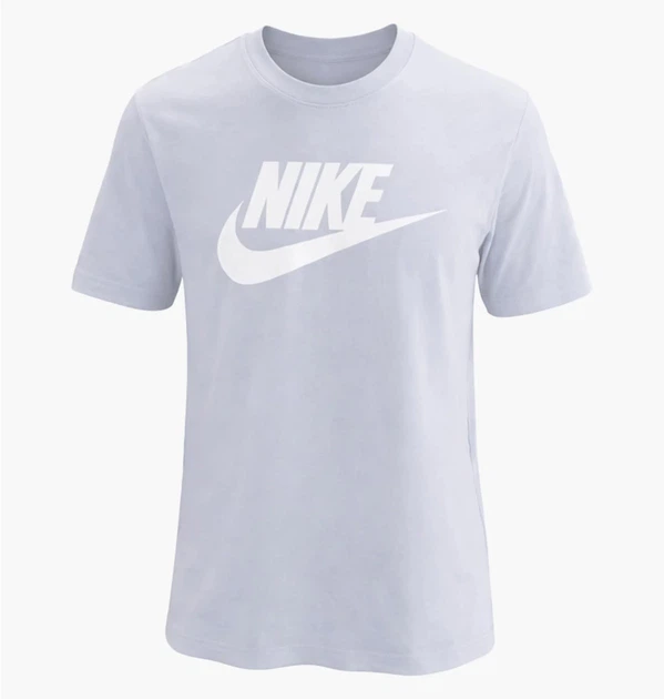 Футболка чоловіча Nike Icon Futura Grey M Сірий AR5004-057 - Фото 1 Футболка чоловіча Nike Icon Futura Grey M Сірий AR5004-057 - зображення 1