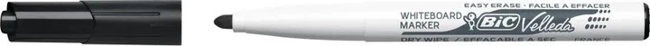 Набір маркерів для дошок сухостираних Bic Velleda 1.6 мм 12 шт Чорних (9581711) (3086121741098) - зображення 4