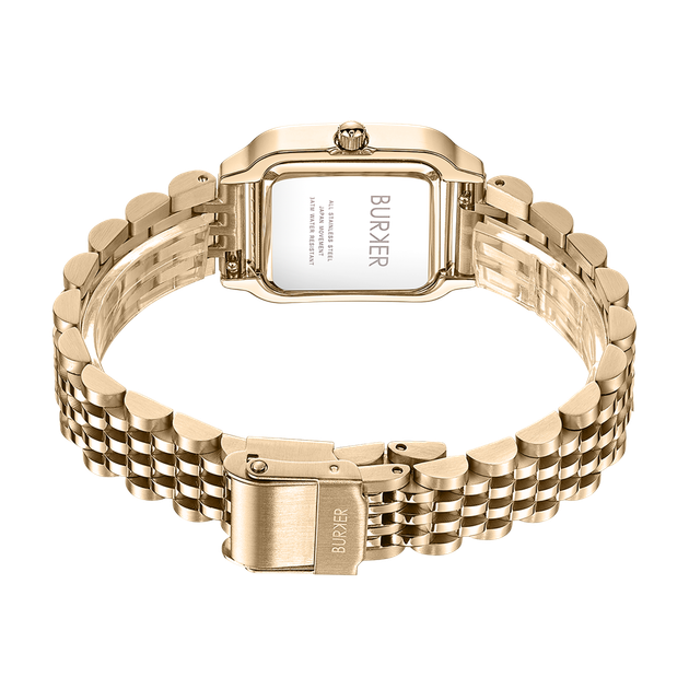 Жіночий годинник Burker Watches Macy золотистий з коричневим циферблатом (MCGBR) - изображение 3