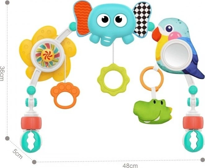 Игровая дуга Woopie BABY Животные для кроватки и коляски 59462 (5906280659462) - изображение 4