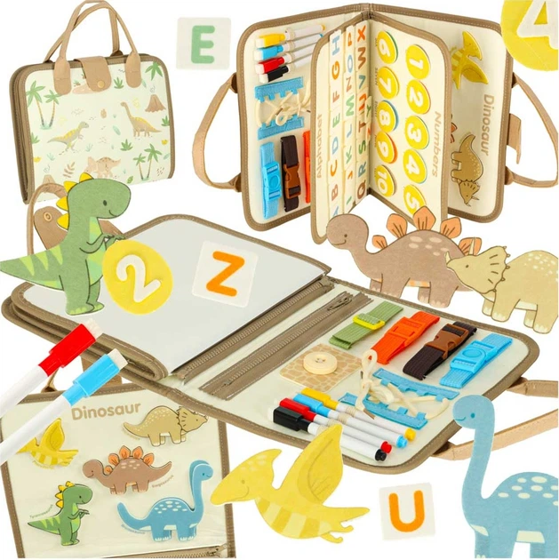 Zestaw sensoryczny KIK Montessori Walizka z tablicą manipulacyjną (5903039765368) - Zdjęcie 2 Zestaw sensoryczny KIK Montessori Walizka z tablicą manipulacyjną (5903039765368) - obraz 2