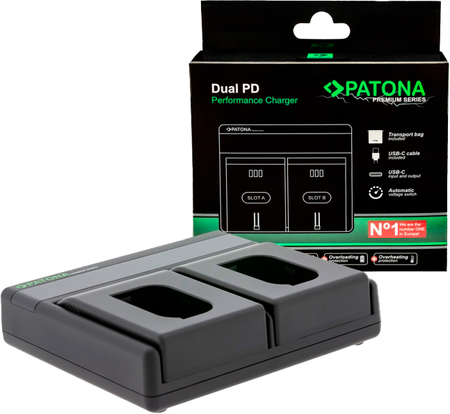 Ładowarka PATONA Premium Dual PD do Panasonic DMW-BLK22 / DC-S5, DC-S9, G9, GH5, GH5S (4055655244862) - obraz 2