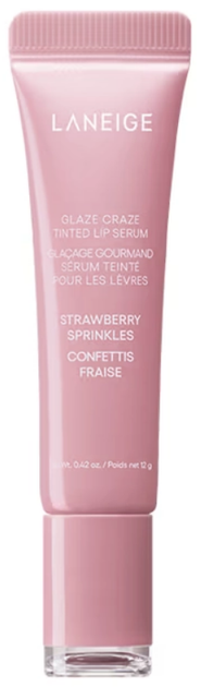 Тінт-сироватка для губ Laneige Glaze Craze Strawberry Sprinkles 12 г (8809925194953) - Фото 1 Тінт-сироватка для губ Laneige Glaze Craze Strawberry Sprinkles 12 г (8809925194953) - зображення 1