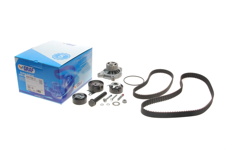 Комплект ГРМ + ПНВТ + помпа VW LT 2.5SDI/VW T4/Volvo S70/S80/V70 2.5TDI 96-06 (122x26.5 / 81x21) (PA758) - Фото 1 Комплект ГРМ + ПНВТ + помпа VW LT 2.5SDI/VW T4/Volvo S70/S80/V70 2.5TDI 96-06 (122x26.5 / 81x21) (PA758) - изображение 1