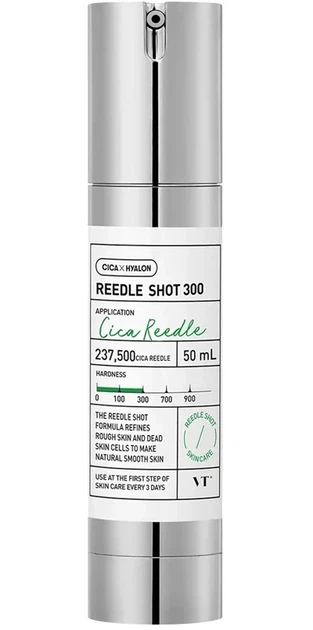 Сыворотка-бустер с микроиглами для улучшения текстуры кожи VT Cosmetics Reedle Shot 300 50 ml - изображение 3