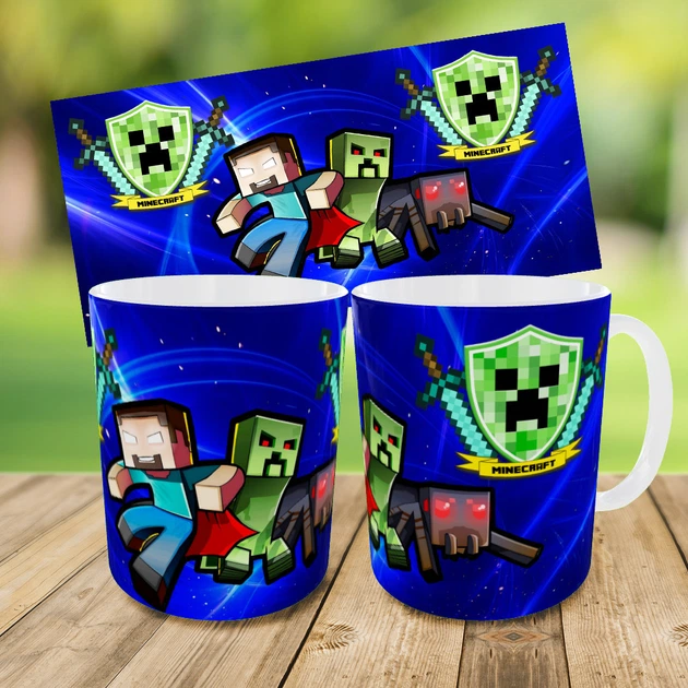 Набір: дитяча сумка-бананка+кружка Майнкрафт «Minecraft» 32х15см, бананка для хлопчика через плече на подарунок (00921) - Фото 3 Набір: дитяча сумка-бананка+кружка Майнкрафт «Minecraft» 32х15см, бананка для хлопчика через плече на подарунок (00921) - изображение 3