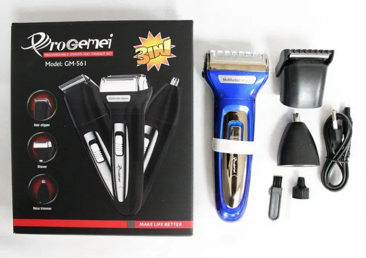 Бритва-триммер 3 в 1 GEMEI GM 561 - Фото 10 Бритва-триммер 3 в 1 GEMEI GM 561 - изображение 10