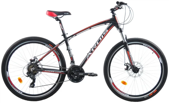 ВЕЛОСИПЕД 27,5 MTB AL "BLAZE", Чорно-червоний (17" (157-170см)) - Фото 1 ВЕЛОСИПЕД 27,5 MTB AL "BLAZE", Чорно-червоний (17" (157-170см)) - изображение 1