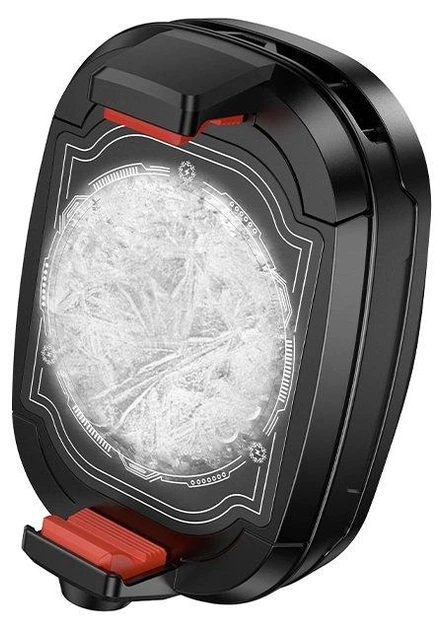 Кулер для смартфона Hoco GM76 Blue Diamond Smartphone Cooler Black - изображение 4