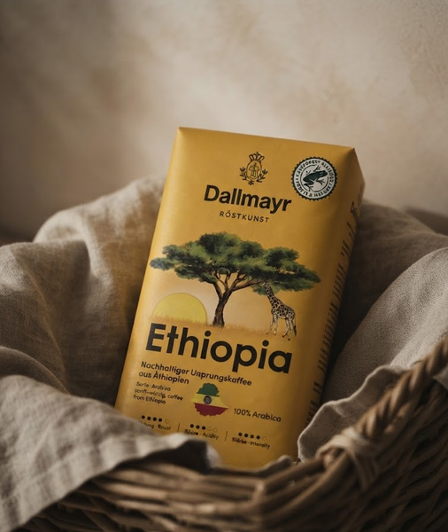 Мелена кава Dallmayr Ethiopia 515 г арабіка 100% натуральна середнього обсмажування ароматна у вакуумній упаковці фруктові квіткові відтінки збалансований м’який смак легка кислинка тривалий післясмак - Фото 9 Мелена кава Dallmayr Ethiopia 515 г арабіка 100% натуральна середнього обсмажування ароматна у вакуумній упаковці фруктові квіткові відтінки збалансований м’який смак легка кислинка тривалий післясмак - зображення 9