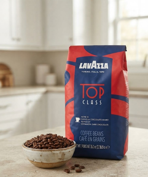Зерновой кофе Lavazza Top Class 1010 г купаж 90% арабики 10% робусты средняя обжарка ароматный с приятной кислинкой густой крема для кофемашины эспрессо латте капучино рожковой кофеварки - Фото 8 Зерновой кофе Lavazza Top Class 1010 г купаж 90% арабики 10% робусты средняя обжарка ароматный с приятной кислинкой густой крема для кофемашины эспрессо латте капучино рожковой кофеварки - изображение 8