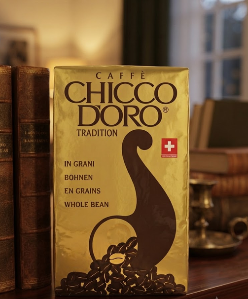 Кофе зерновой 270 г Chicco d'Oro Tradition 100% арабика средней обжарки с кофеином натуральные зерна для кофемашины американо эспрессо латте капучино ароматный швейцарский напиток - изображение 9