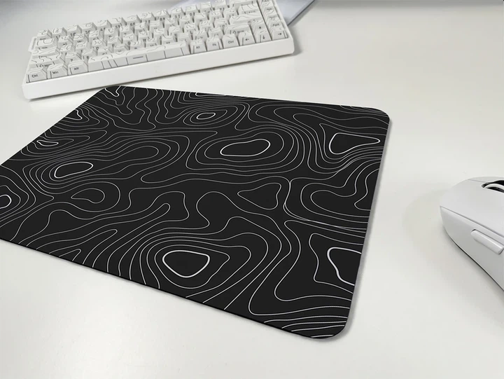 Килимок для миші WorkPlaceShop Black Waves 210x300x3 мм (WPS-MP-10551-210x300) - Фото 3 Килимок для миші WorkPlaceShop Black Waves 210x300x3 мм (WPS-MP-10551-210x300) - зображення 3