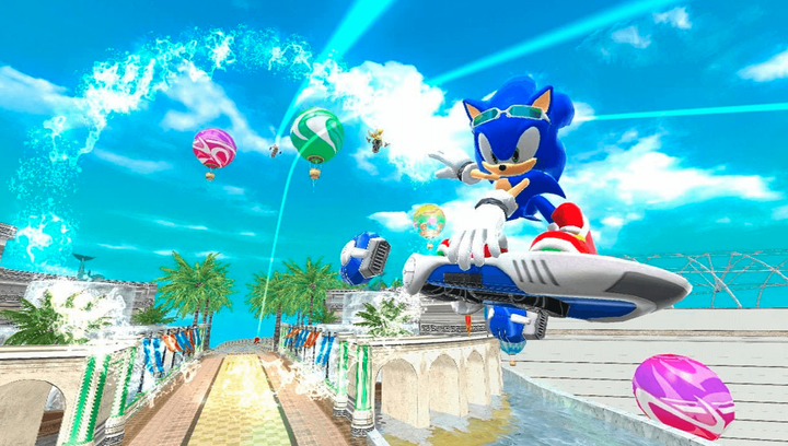 Игра Microsoft Xbox 360 Sonic Free Riders Kinect Английская Версия Б/У - изображение 2