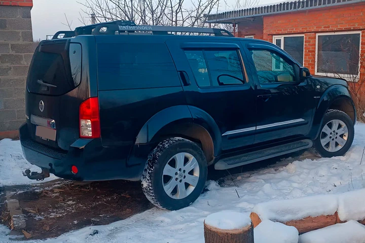Ветровики на окна (4 шт, HIC) для Nissan Pathfinder R51 2005-2014 гг - изображение 5
