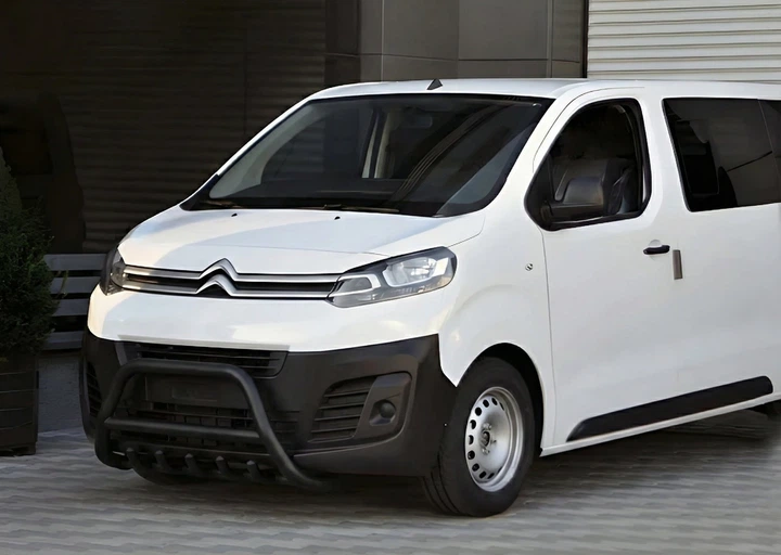 Кенгурятник WT003 Черный Нержавейка для Opel Zafira Life 2019- гг - изображение 3
