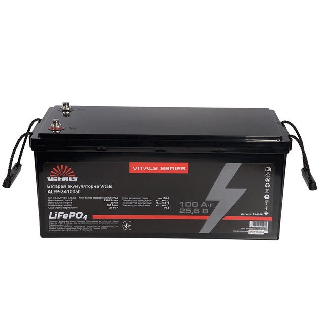 Батарея аккумуляторная Vitals ALFP24100ab - Фото 3 Батарея аккумуляторная Vitals ALFP24100ab - изображение 3