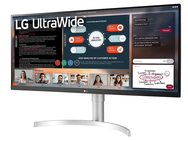Монітор 34" LG 34WN650 Full HD IPS 75 Гц (102430190) - зображення 3