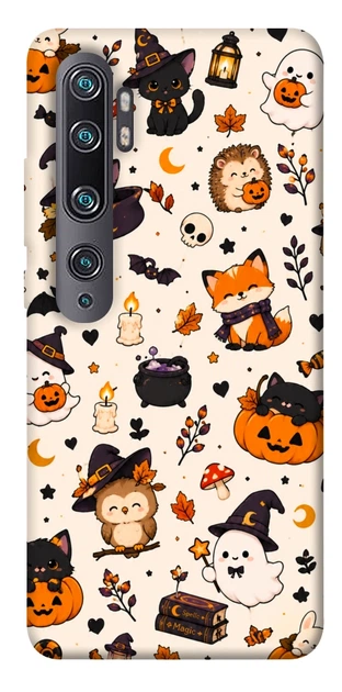 Чехол для Xiaomi Mi Note 10 с принтом Cute halloween - Фото 1 Чехол для Xiaomi Mi Note 10 с принтом Cute halloween - изображение 1