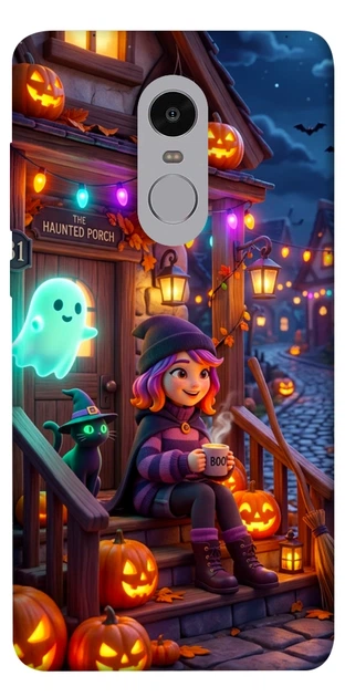Чехол для Xiaomi Redmi Note 4X с принтом Little witch - Фото 1 Чехол для Xiaomi Redmi Note 4X с принтом Little witch - изображение 1