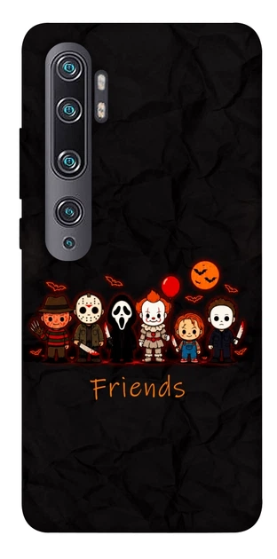 Чехол для Xiaomi Mi Note 10 с принтом Scarry friends - Фото 1 Чехол для Xiaomi Mi Note 10 с принтом Scarry friends - изображение 1