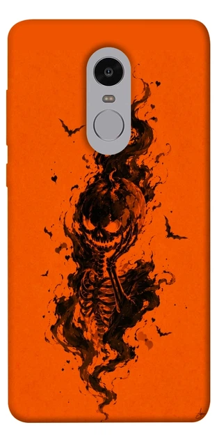 Чехол для Xiaomi Redmi Note 4X с принтом Orange fog pumpkin - Фото 1 Чехол для Xiaomi Redmi Note 4X с принтом Orange fog pumpkin - изображение 1
