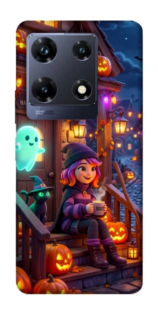 Чехол для Infinix Note 30 Pro NFC с принтом Little witch - Фото 1 Чехол для Infinix Note 30 Pro NFC с принтом Little witch - изображение 1