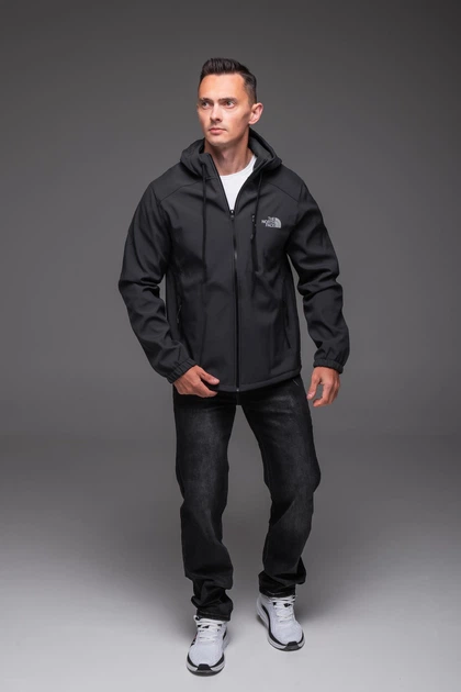 Чоловіча куртка вітрівка Softshell на флісі L сіра 5503494s3 - зображення 10