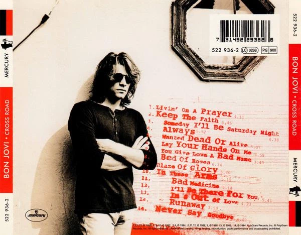 BON JOVI – Cross Road. The Best Of (CD) — Б/У - Фото 2 BON JOVI – Cross Road. The Best Of (CD) — Б/У - зображення 2
