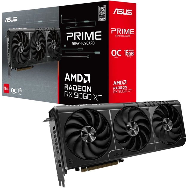 Відеокарта Asus Radeon RX 9060 XT Prime OC Edition 16GB GDDR6 (PRIME-RX9060XT-O16G) - Фото 9 Відеокарта Asus Radeon RX 9060 XT Prime OC Edition 16GB GDDR6 (PRIME-RX9060XT-O16G) - изображение 9