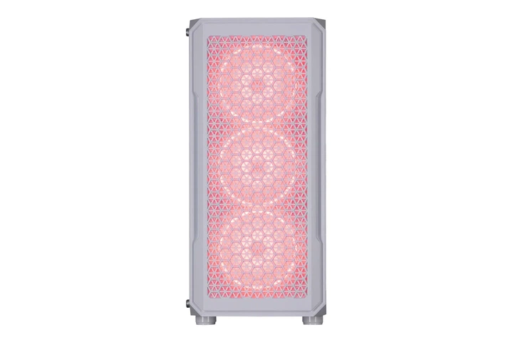 Корпус 2E GAMING Hexagon G338W без БЖ 2xUSB3.0, 1xUSB Type-C, 3x120 мм ARGB, 1x120 мм, VGA 330 мм, LCS ready, HUB, TG боковая панель, ATX, белый. - изображение 8