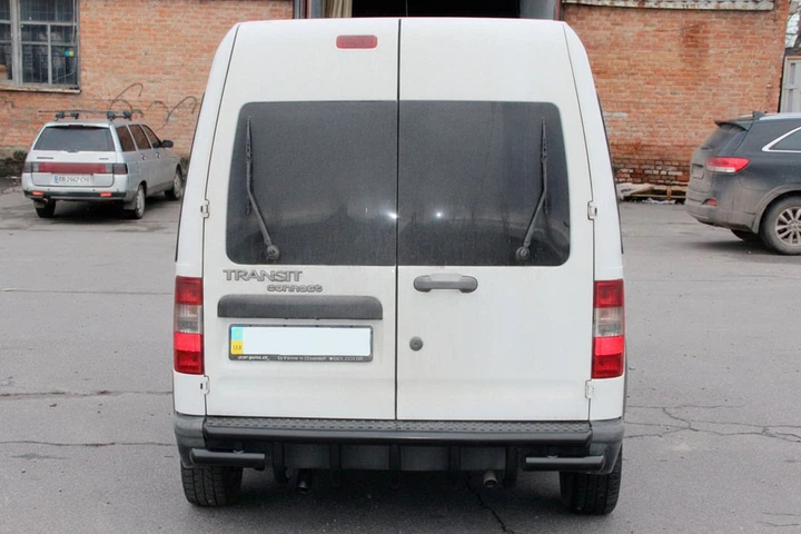 Задняя дуга AK-design Черная (нерж. сталь) для Ford Connect 2010-2013 гг - Фото 3 Задняя дуга AK-design Черная (нерж. сталь) для Ford Connect 2010-2013 гг - изображение 3