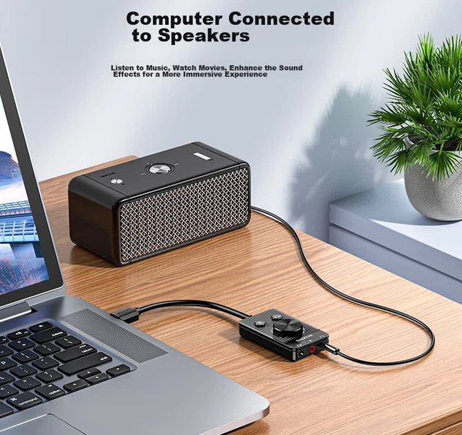 Звукова карта SAMZHE AC02 внешняя USB - Фото 5 Звукова карта SAMZHE AC02 внешняя USB - изображение 5