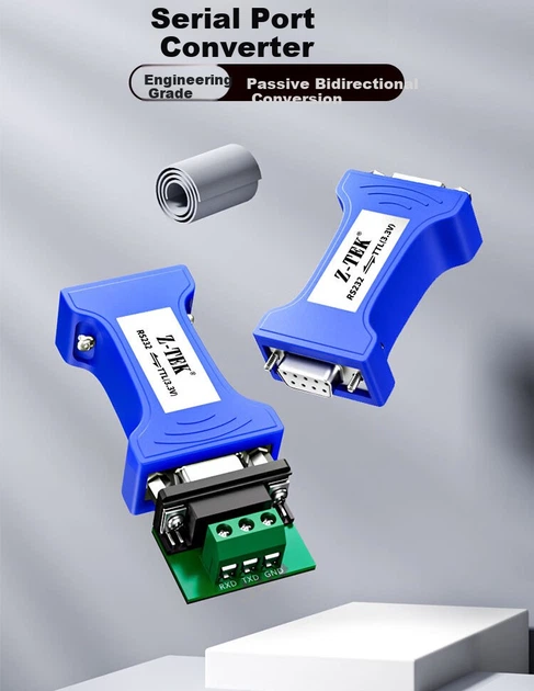 Преобразователь Z-TEK ZY424 RS232 - TTL с разъемом DB9 промышленный - Фото 2 Преобразователь Z-TEK ZY424 RS232 - TTL с разъемом DB9 промышленный - изображение 2