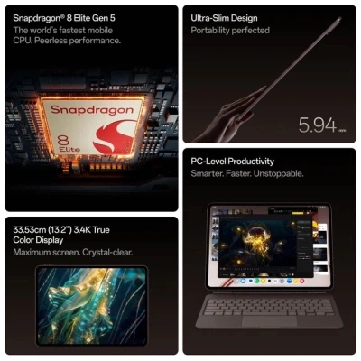 Планшет OnePlus Pad 4 13.2" 12/512GB Wi-Fi Sage Mist (OPP412512SM) - зображення 6
